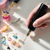 El Tipi Mini Elektrikli Matkap DIY Elektrikli USB Elektrikli Matkap Epoksi Reçine Takı Yapımı Ahşap El Sanatları Gravür Kalem Aracı İçin Araçlar