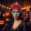 High-End Sparkle Feather Mask Mysterious Style Masquerade Mask Half-Face Mask  Masquerade Balls