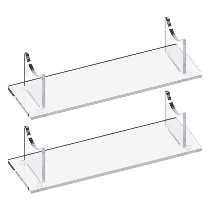 

Acrylic Sabers Stand Multifunctiona Display for Swords Daggers Wands and Collectibles Clear Holder with Black Base чистий