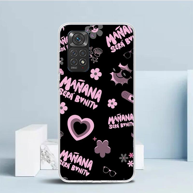 Karolg M-Manana Sera B-Bonito Soft Cover for Xiaomi Redmi Note 15 14 13 12 Pro Plus Phone Case 14S 11S 11T 11E 10S 10 4G Pattern