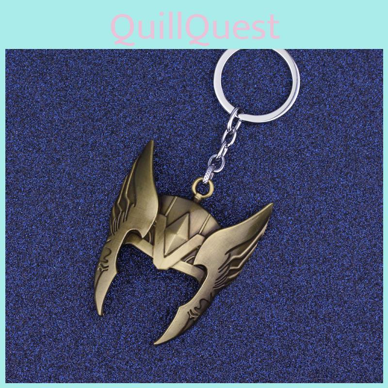 Premium Avengers Thor Mask Alloy Key Chains Keyfob Keyring Gifts Collectible For Fans