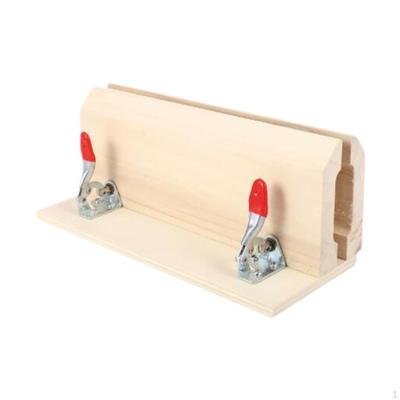 Stitching Horse PU Leather Clamp Wood Belt DIY Clip Craft Table Desktop Tool Wooden