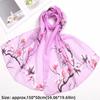 Soft Floral Printed Hijab Thin Beach Shawl Fashion Chiffon Scarf