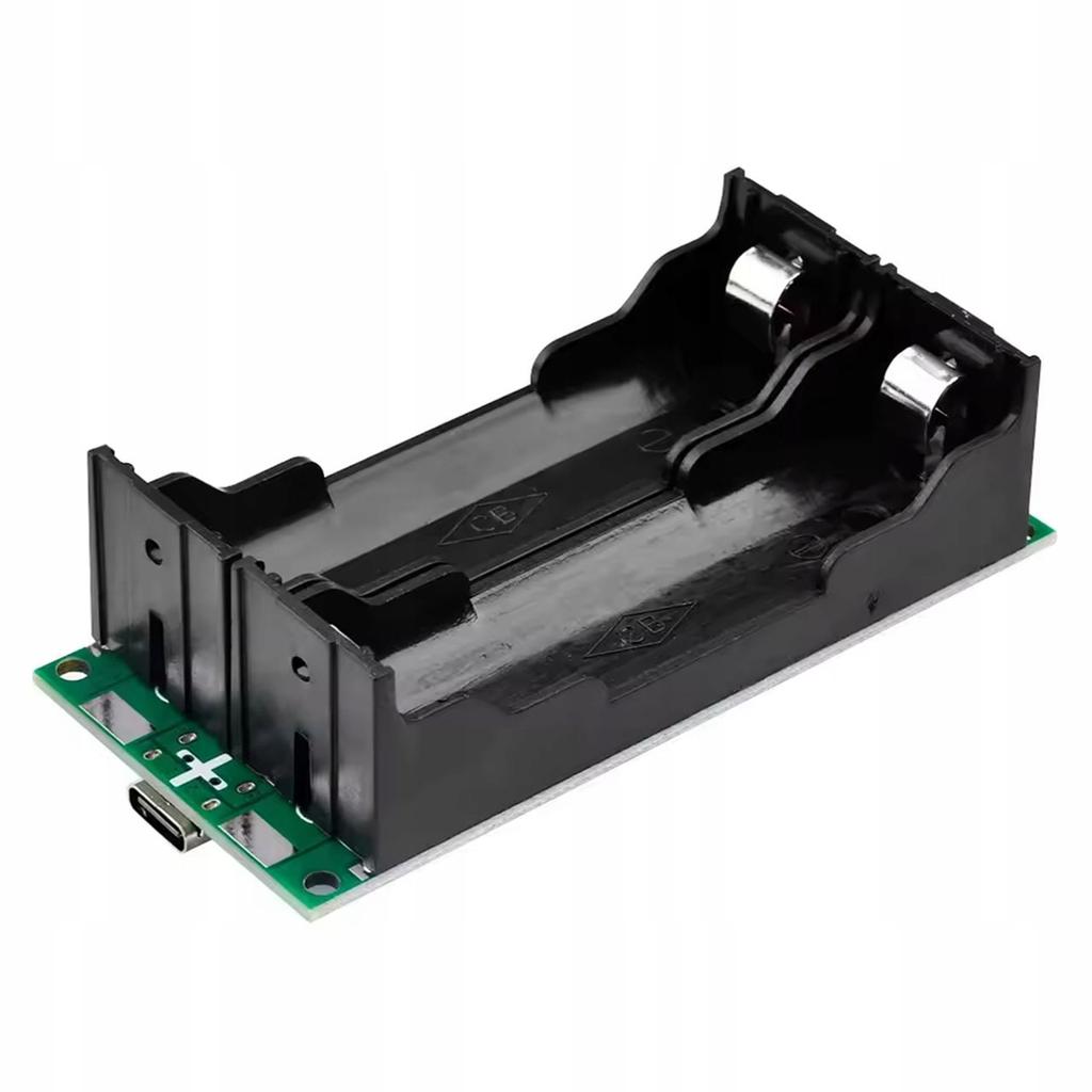 Rosfix PowerSafe Mini UPS 5V USB-C – Moduł Zasilania Awaryjnego | Obsługuje 2x18650 | Automatyczne Przełączanie | Do IoT, Raspberry Pi