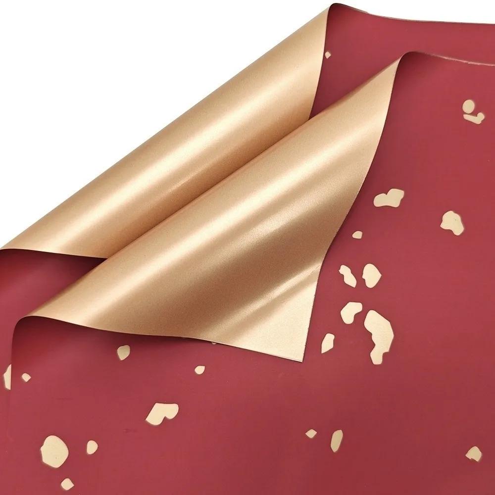 20PCS 57*57cm OuYa Gift Wrapping Paper Korean Style Gold-sprinkled Gilded Florist Wrapping Paper Elegant