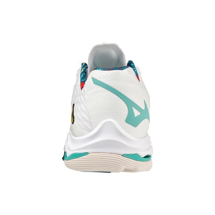 Mizuno Wave Lightning Z7 Kulatá špička Pohodlné Nízké Tréninkové Boty Unisex Tenisky Bílá Červená Zelená V1GA220048