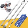 3-piece Metal Pry Bar Double Headed Ultra-thin Flat Head Pry Bar For Mobile Phones Computers Tablets Disassembly Tools