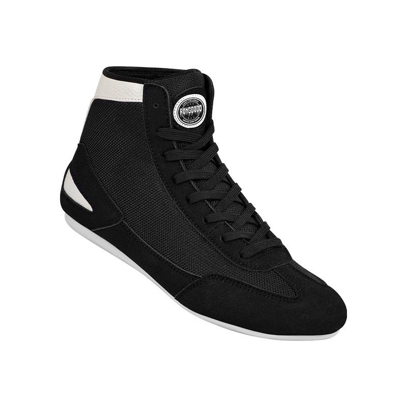 High-Top Martial Arts Combat Shoes for Men, Women, and Children - Ideal for Boxing, Sanda, Wrestling, and Training