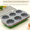6-Cavity Silicone Flower Cake Mold Non-Stick Baking Mold for Wreath Ice Cubes,Chocolate, Mousse, Desserts – Silicone Muffin Pans