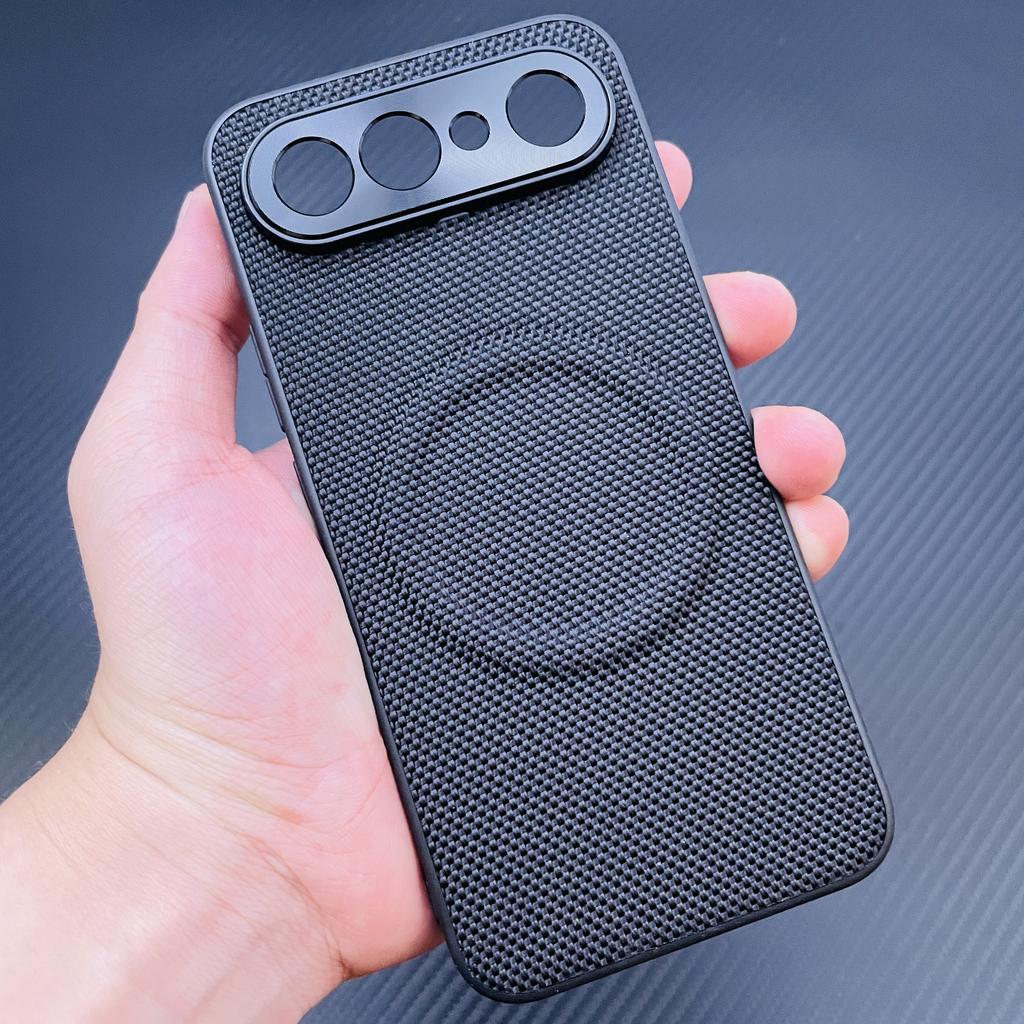 Business Magnetic Nylon Woven Leather Phone Case for VIVO X300 FE X300s X200s Pro Mini Ultra for Magsafe Wireless Charging Cover