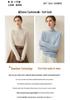 Women's Pure Cashmere Pullover - Half-High Collar, Loose Fit, Warm Autumn/Winter Knit Sweater.