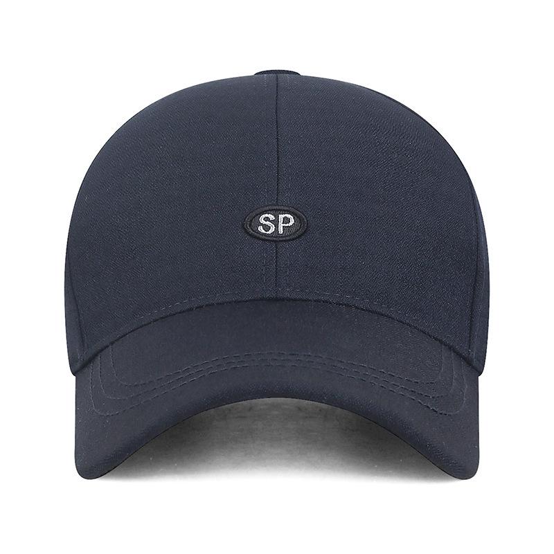 New Men's Solid Color Baseball Cap Adjustable Casual Dad Hat For Middle-Aged & Senior Outdoor Sports UV Protection Sun Visor