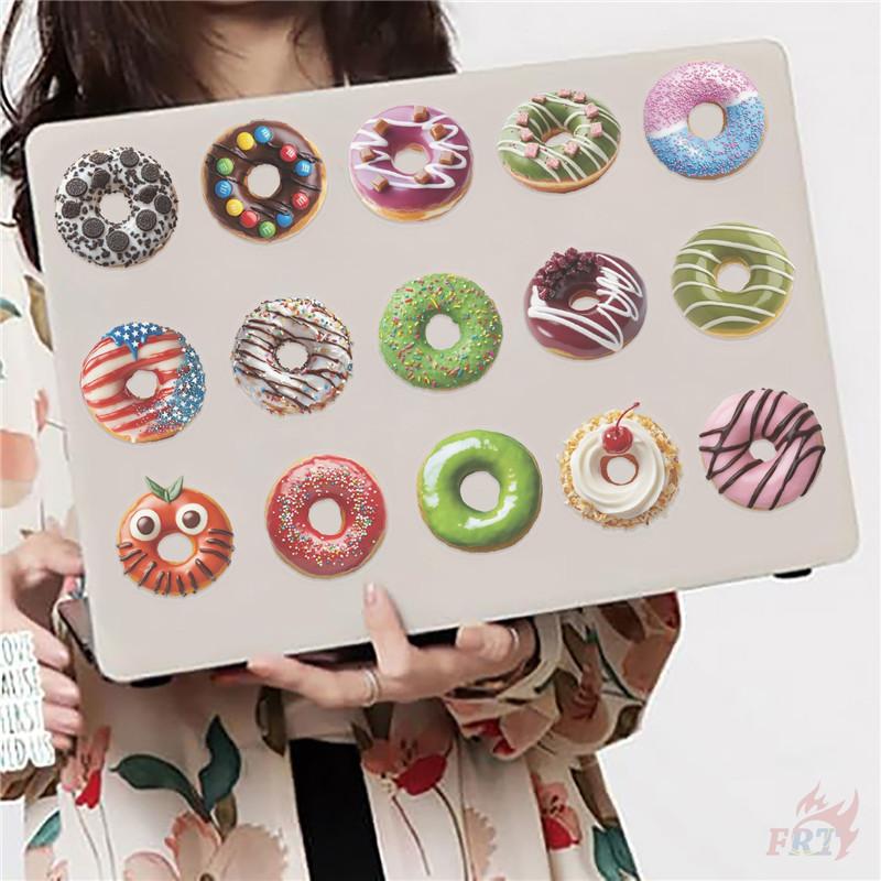 50Pcs/Set Sweet Doughnuts Series 01 PET Stickers Waterproof DIY Fashion Doodle Decals Stickers