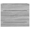 815643 vidaXL Washbasin Cabinet Sonoma Grey 60x38.5x48 Cm Engineered Wood