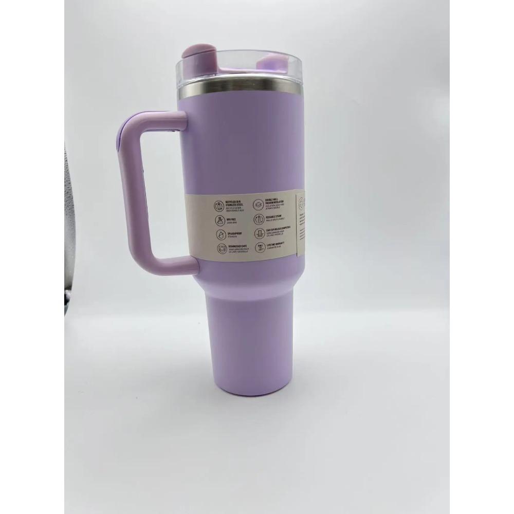 

1 шт. Кружка Bingba для автомобиля, большая емкость, портативная кружка с ручкой, кружка-термос из нержавеющей стали, кофейная кружка-термос 40 унций 1000-1500ml