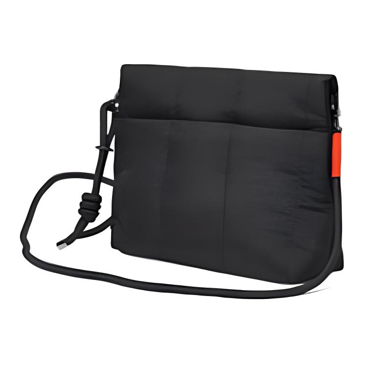 New Skechers Fabric Crossbody Bag Shoulder Bag Regular Unisex Carbon Black L424U013-0018