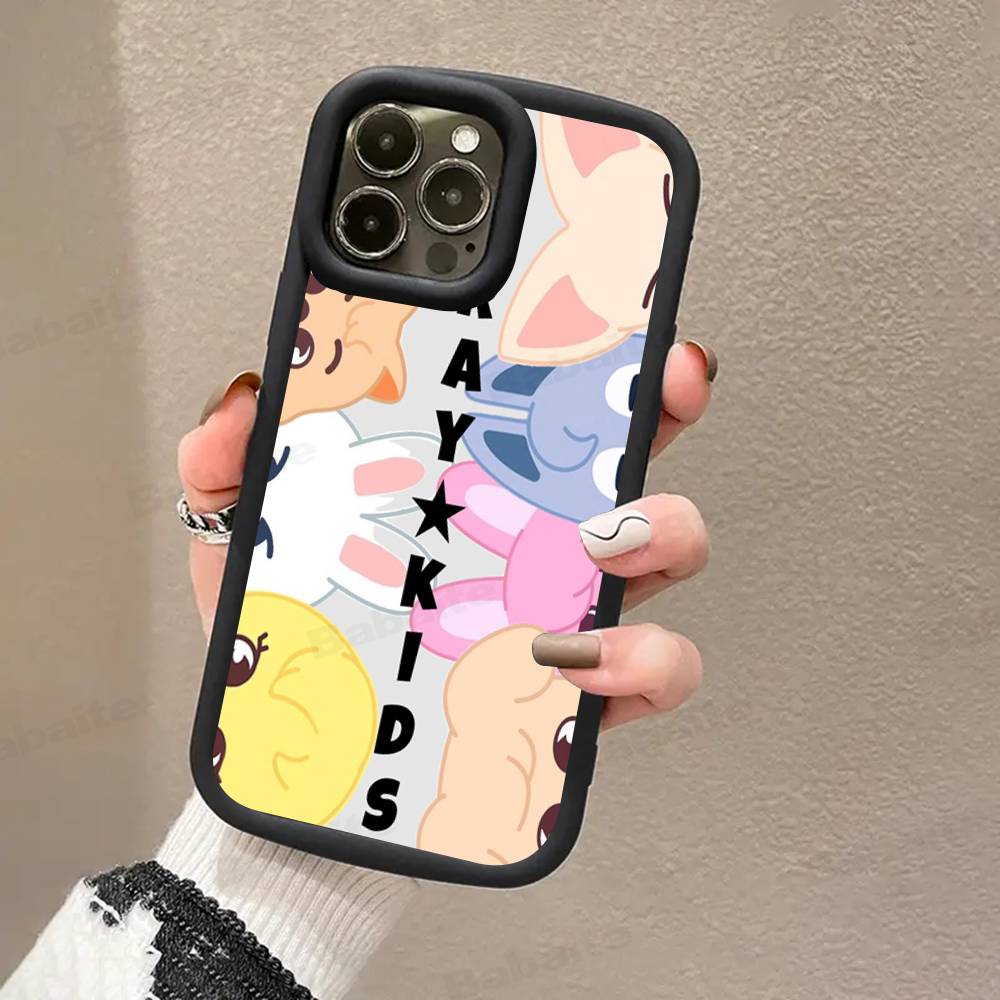 1PC Fashion Kpop S-Stray-Kids Phone Case for iPhone 17 16 15 14 13 12 11 Pro Max Plus Silicone Shockproof Case