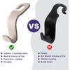 Leather Car Hooks For Headrest - Fully Leather-Wrapped U-Shaped Purse Holder For Car, Flexible Seat Back Organizer & Durable Car Accessories For