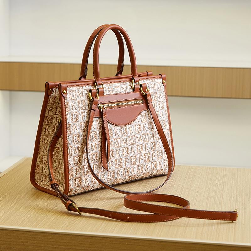 New Women's Bag High-end Printing Large-capacity Tote Bag Fashionable Versatile Temperament Portable Shoulder Bag