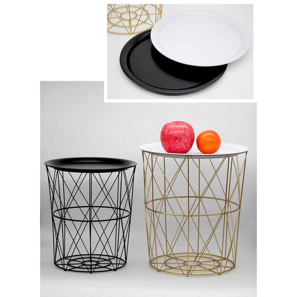 Metal Detachable Tea Table, which has Large Storage Capacity, is Suitable for Home and Office Table