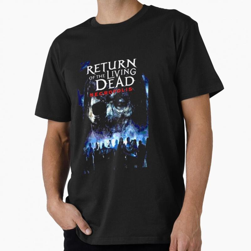 Return Of The Living Dead Films Necropolis Zombie t shirt 100% cotton S-6XL