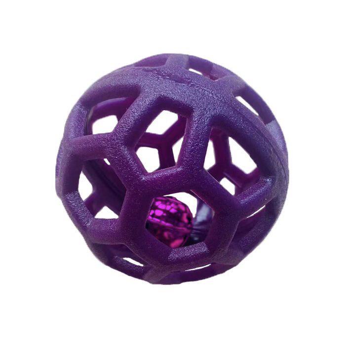 Interactive TPR Hollow Bell Ball for Pet Dog Training and Teeth Cleaning