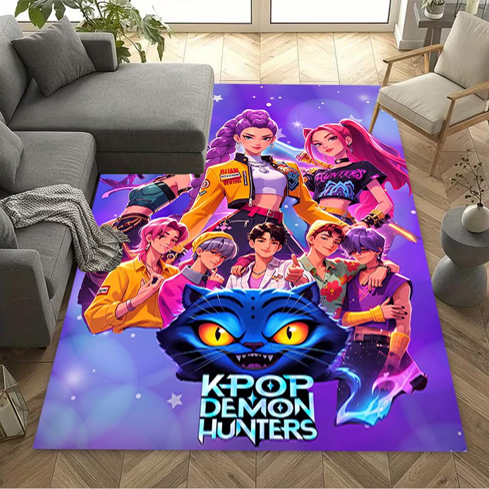 Neon Dreams: Future Fashion Area Rug Perfect for Bedrooms Kitchen Game Room Hallway Antislip Carpet Office home decor