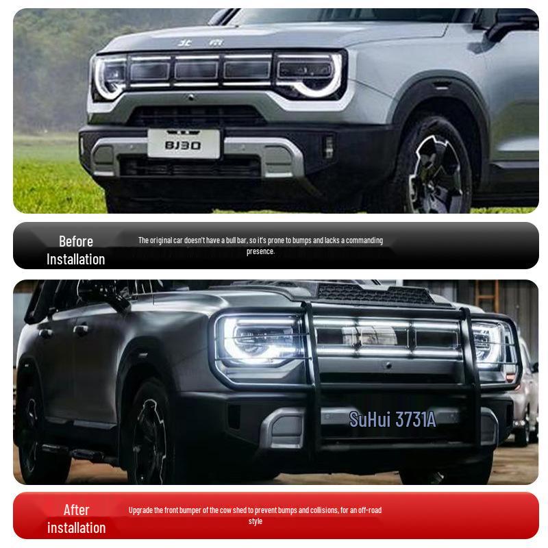 Beijing BJ40 Modified Front Bumper Bull Bar Anti-Collision Beam