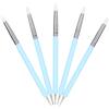 5pcs Silicone Clay Sculpture Pen Ball Styluses Nail Art Dotting Tool Pottery Brushes Pen