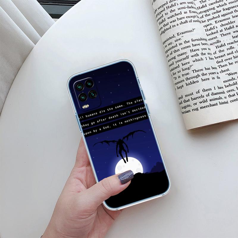 Death Note Ryuk kira Transparent Phone Case for Motorola Moto G40 G04 G05 One Ace Action Fusion + Plus Hyper Macro Vision Zoom