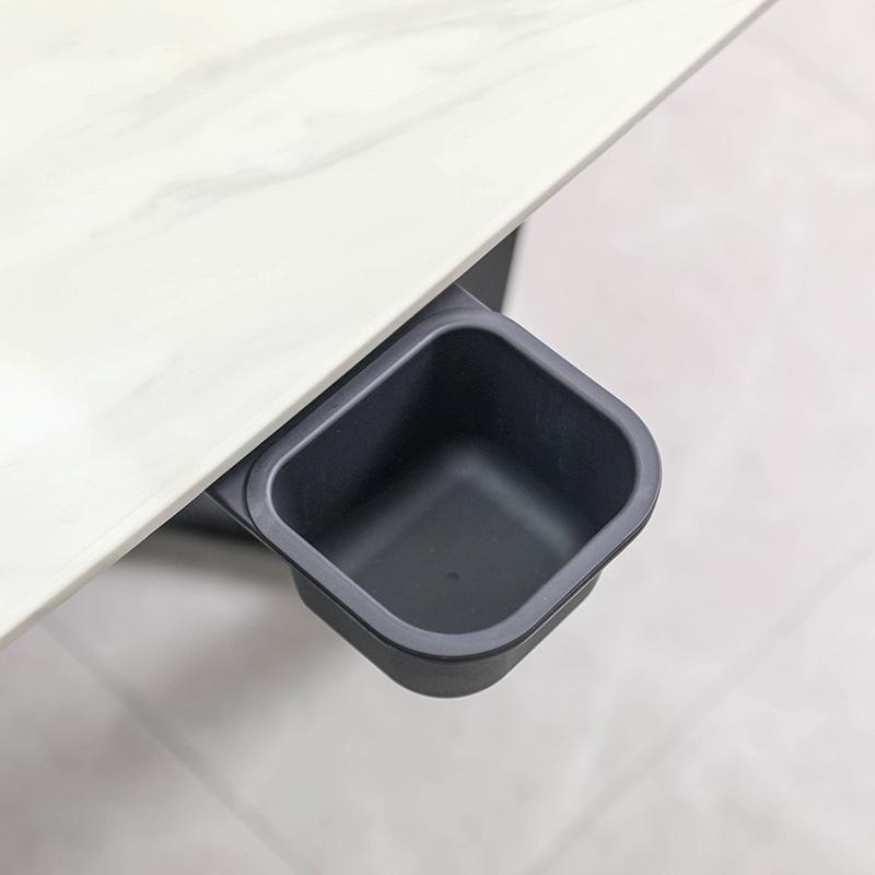 Trash Tray Rotation Desk Dustbin Small Size Widely Applied  Useful Plastic Under Table Trash Tray Desk Trash Can