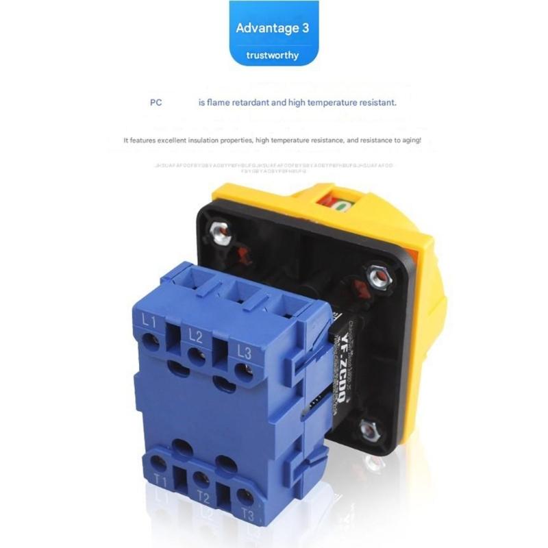 Strong 32Amp 3 Poles Disconnect Switches With Waterproof Enclosures Reliable Insulation for Harsh Environment Use