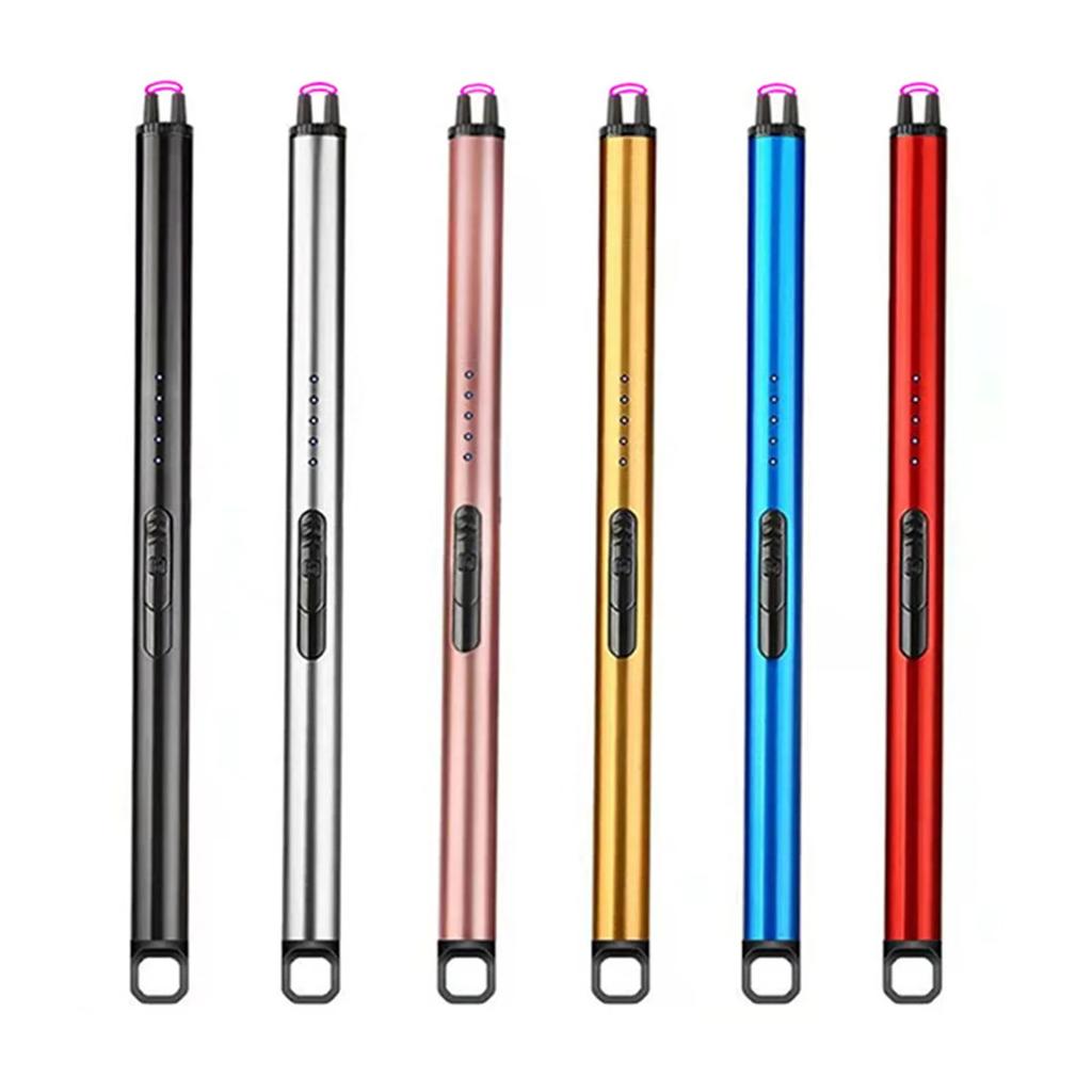 Brichete electrice cu arc Brichetă metalică de bucătărie Plită cu gaz Aprindere rezistentă la vânt Lumânare Gadget electronic cu plasmă reîncărcabilă prin USB în aer liber