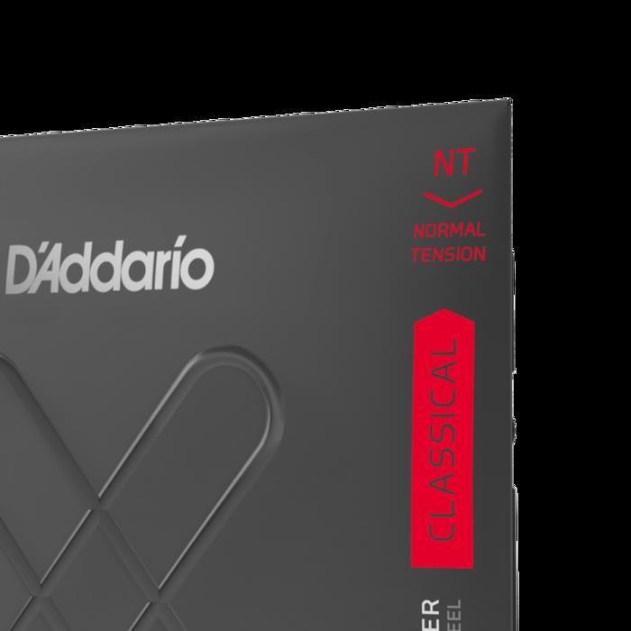 Jeu de cordes pour guitare classique - d'addario - xtc45tt - titane - tension normal - revêtement longue durée