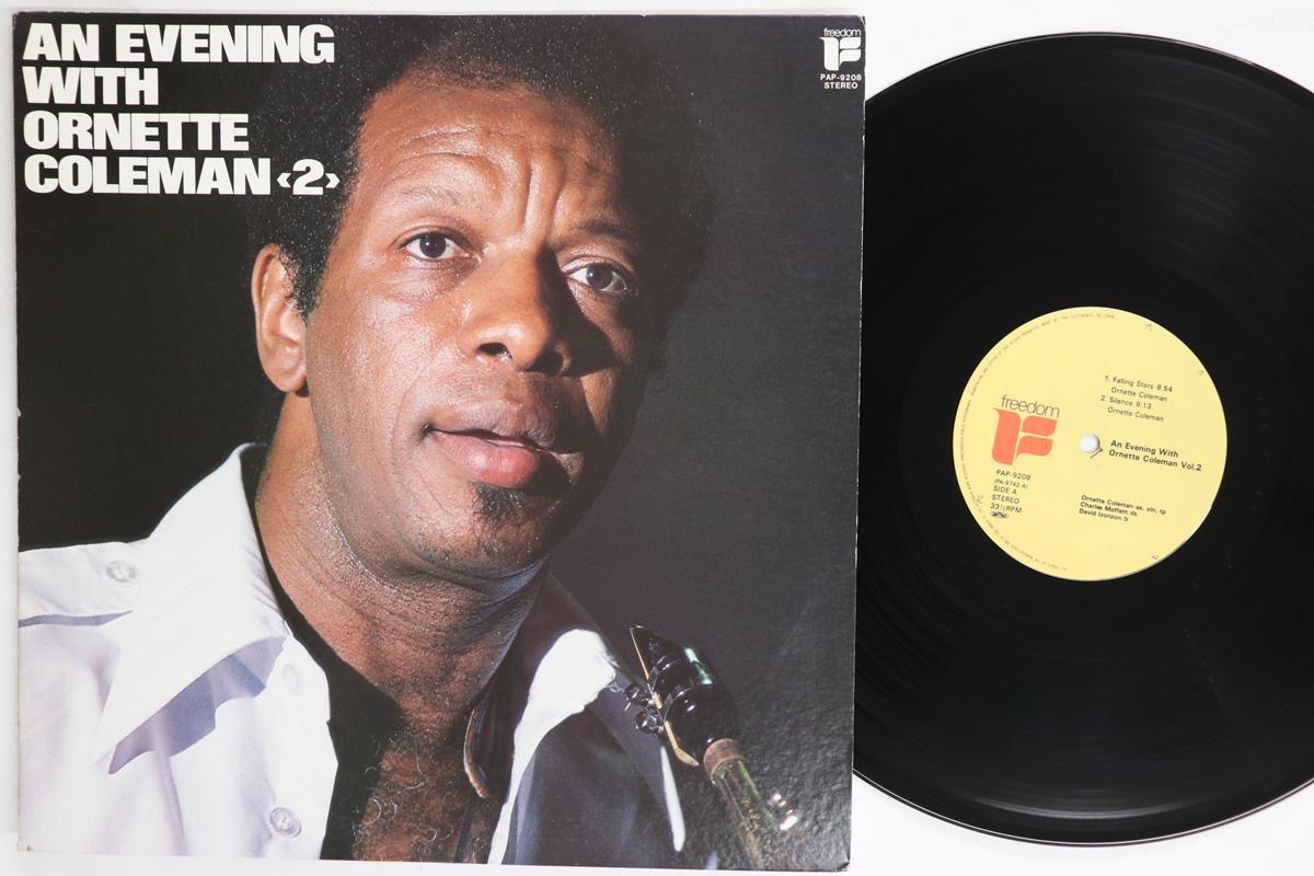 

LP Record ORNETTE COLEMAN An Evening With Ornette Coleman 2 PAP9208 FREEDOM 1980 Japan Jazz Used