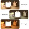 LED Night Light Touch Table Lamp Rechargeable 3 Modes Dimming Table Lamp Bedroom Eye Protection For Kids Gift LED Book Lamp