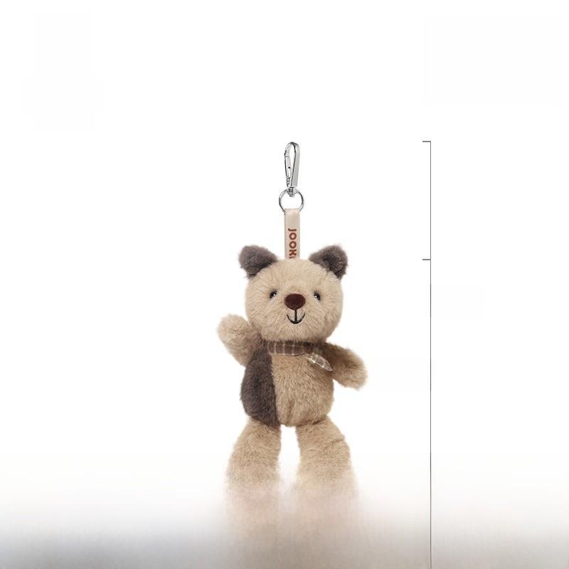 Forest Explore Small Plush Dog Charm With Short Pile Fiber For Birthday Gift