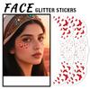 Waterproof Glitter Face Temporary Tattoo Disposable Face Tattoo Sticker  Make Up