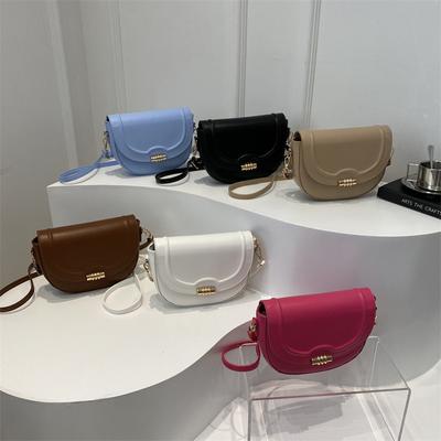 Small Bag Women's New High End Texture Niche Spring and Summer Fashion Versatile One-shoulder Crossbody Bag Fashionable Saddle Bag