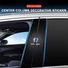 2Pcs Car Logo Center Pillar Protective Film Anti-scratch Sticker Decal For Volkswagen B5 B6 B7 T4 T5 Golf 4 5 6 7 Polo Passat Tiguan Jetta Gol