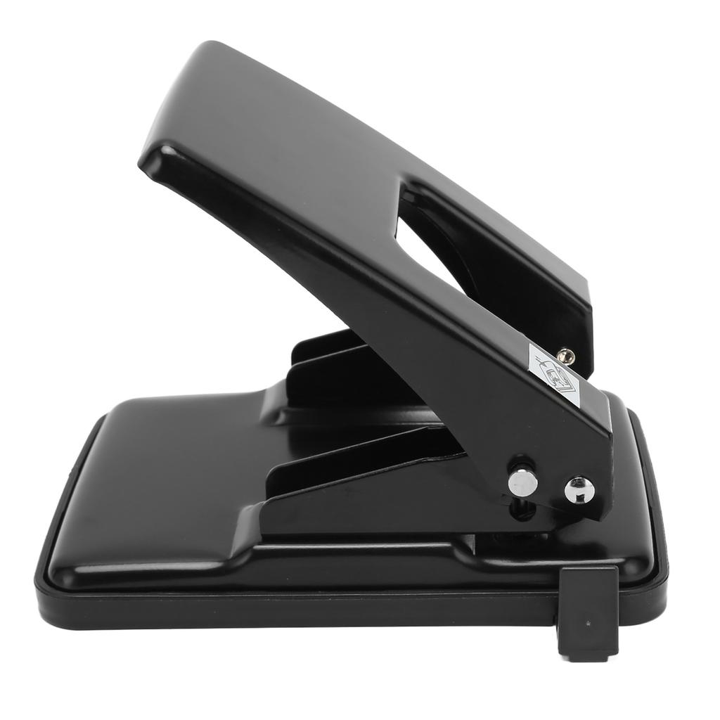 2 Hole Paper Punch 40 Sheet Punch Capacity Metal Hole Puncher with Alignment Guide for Notebook Scra