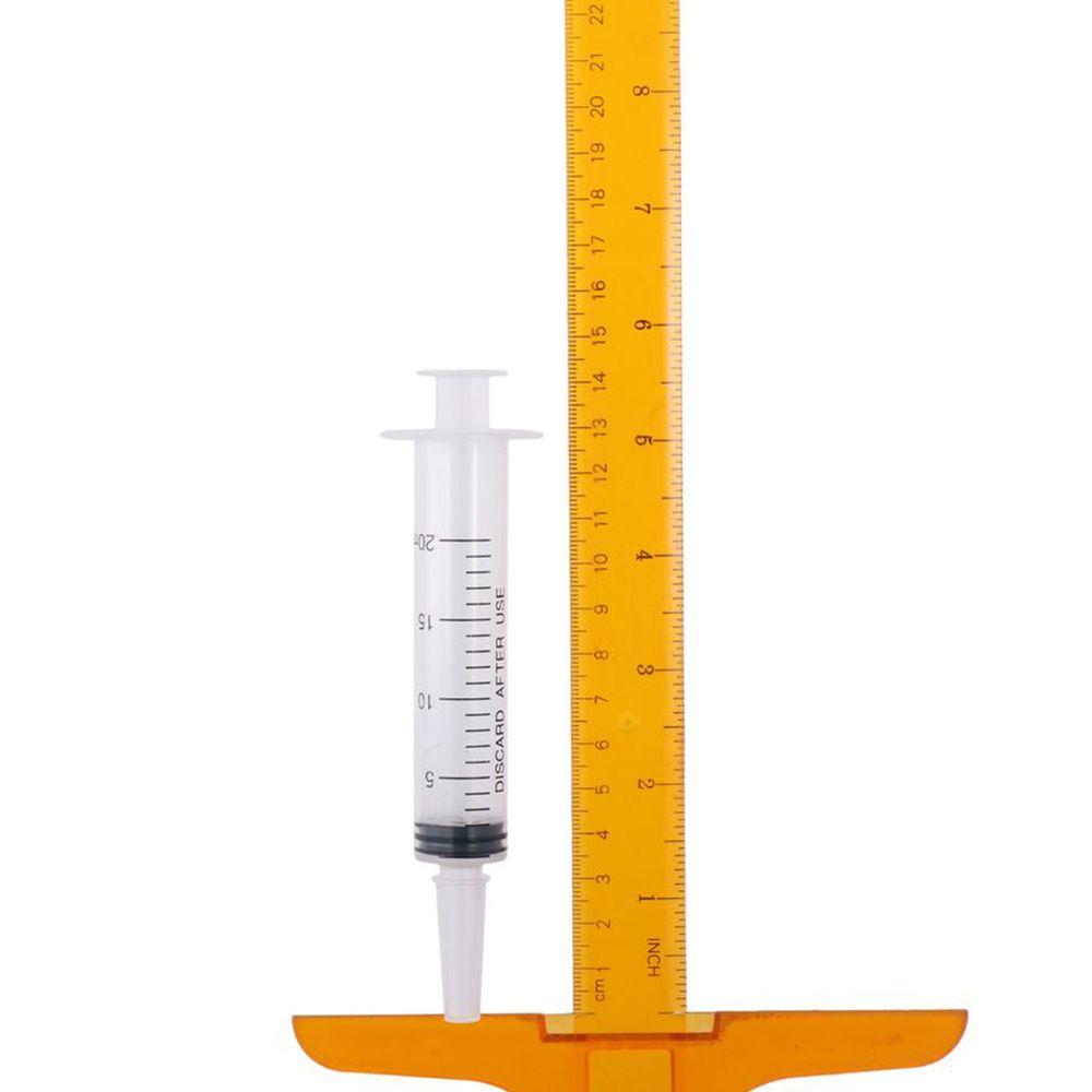 10Pcs Individual Sealed 20ml Syringe No Needle Transparent Plastic Syringes with Cap Liquid Dispensing Art Painting