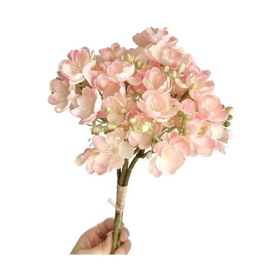 4Pcs Faux Jasmine Picks Realistic Artificial Flowers Bunch Long-lasting Fake Jasmine Branches for Home