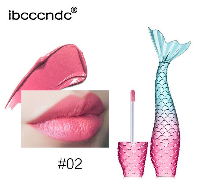 Liquid Crystal Glow Mermaid Lip Gloss Lip Tattoo Lipstick Makeup Mermaid Pigment Glitter Lip Gloss
