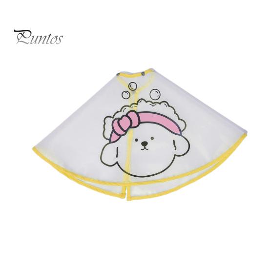 

Плащ для домашних животных, регулируемая накидка для стрижки домашних животных, водонепроницаемая накидка с мультяшным принтом, накидка для ухода за собаками, товары для домашних животных M