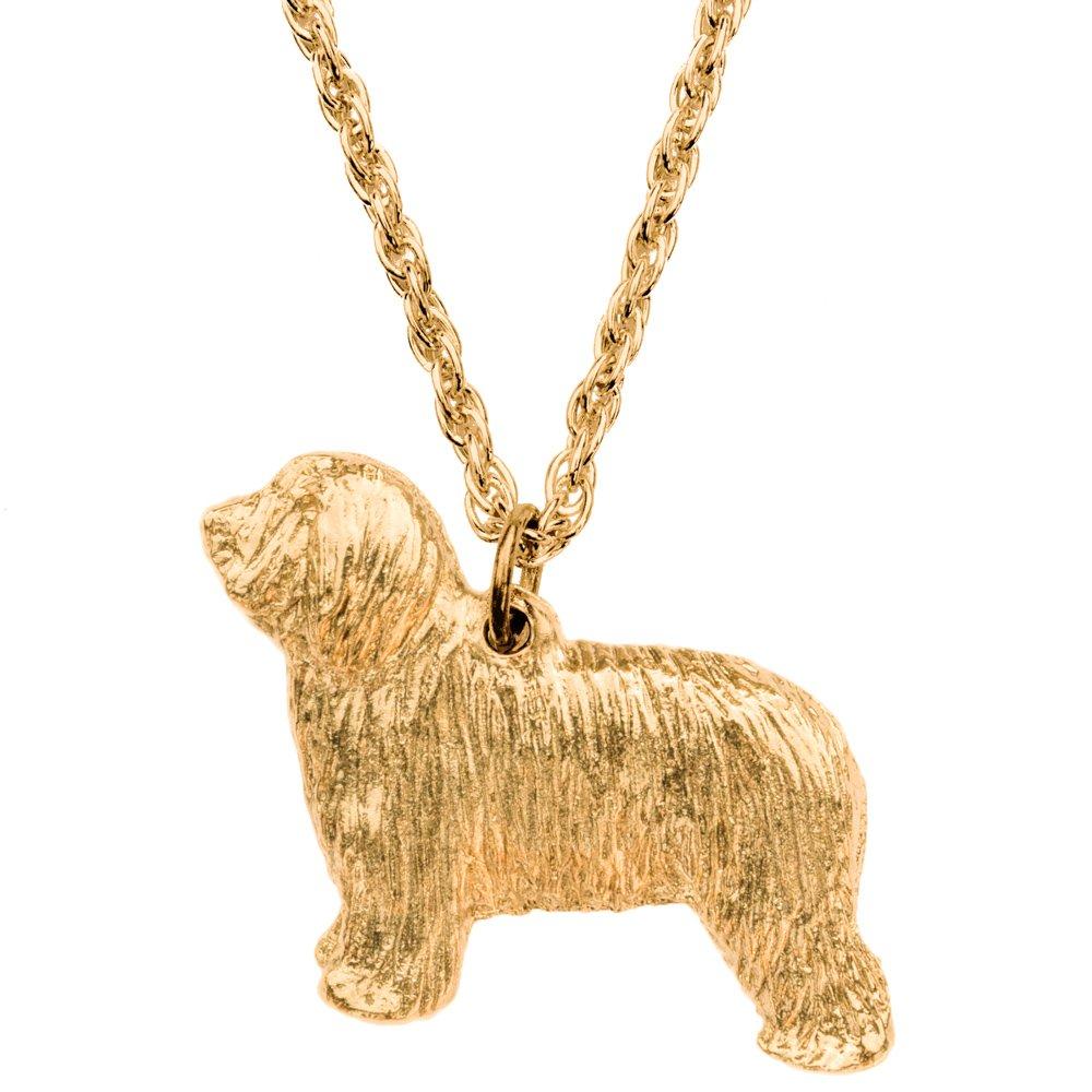 Bearded Collie (Beared Collie) British-made Art Dog Pendant Necklace Collection