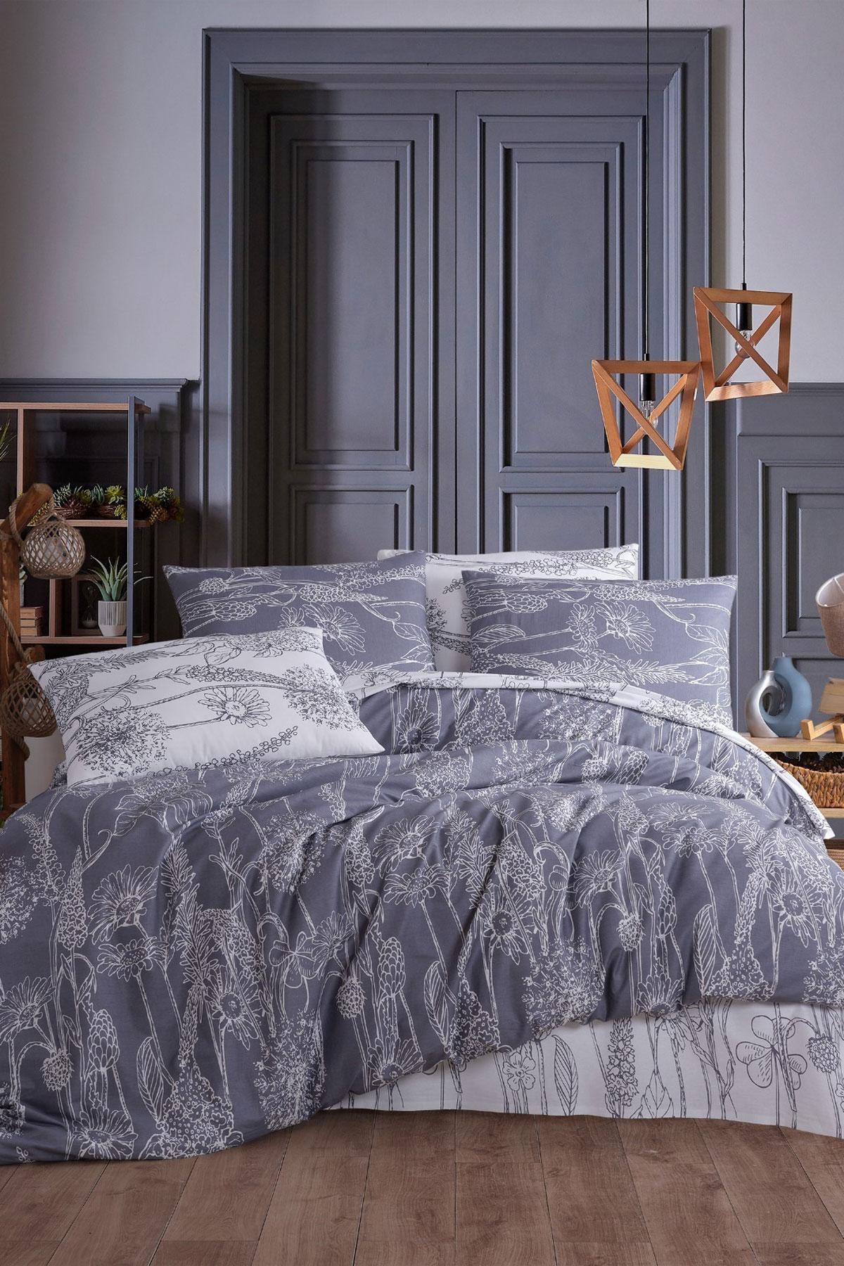 

Double Duvet Cover Set Cotton Night Garden