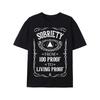 European Sizes Men'S Living Proof Sobriety Anniversary AA NA T-Shirt - Proof To Living Proof Arrow & Laurel Graphic