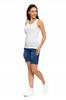 Women's Cotton Tank-Top T-shirt with Straps Classic MORAJ M white