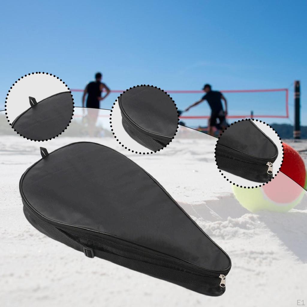 Tennis Schlägerhülle Tasche Ausrüstung Tragen Tragbarer Beutel Schläger Aufbewahrung Schutz für Fitnessstudio